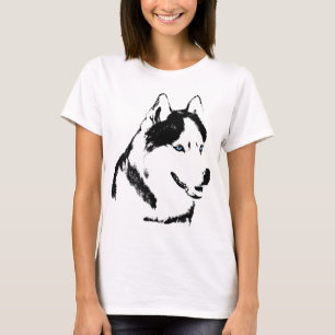 T-shirt Chemises Husky Chemise femme Husky traîneau Chemis