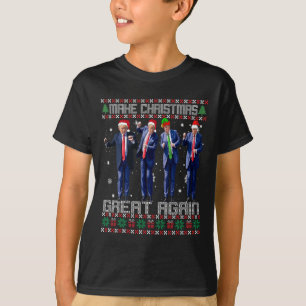 T-shirt Chemises Laides Make Christmas Great Again Trump D