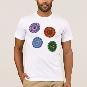 T-shirt Chemises légères pour hommes Mandalas des Éléments