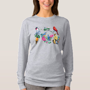 T-shirt Chemises longues pour oiseaux de jardin