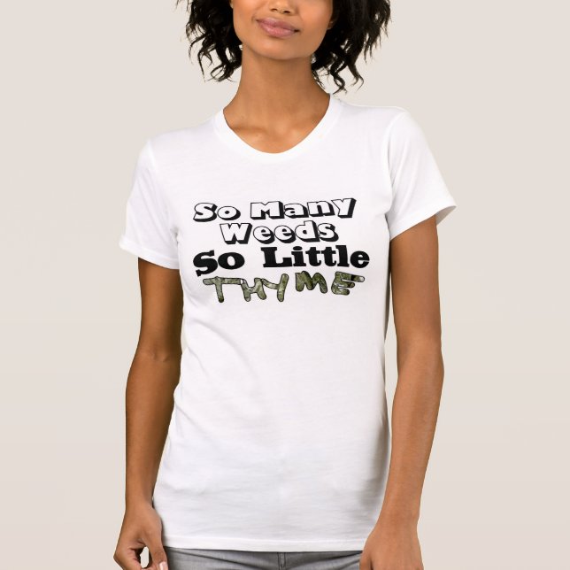 T-shirt Chemises Mauvaise Herbe vs Thym (Devant)