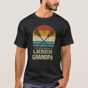 T-shirt Chemises Mens Lacrosse Grand-pa Pour Hommes Vintag