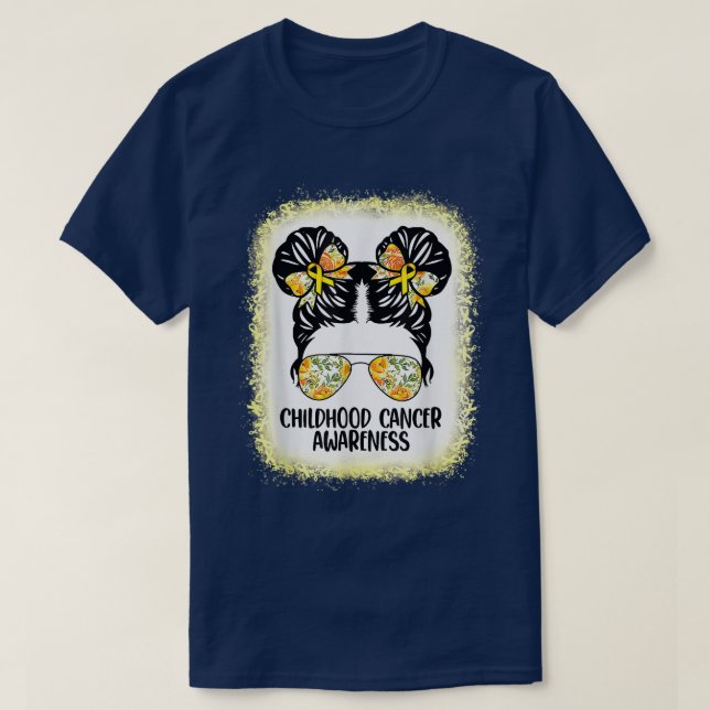 T-shirt Chemises Messy Bun Gold R (Design devant)