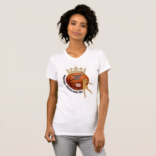T-shirt Chemises mignonnes superbes du basket-ball des