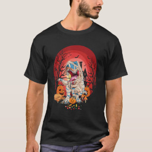 T-shirt Chemises momies Citrouilles Dinosaure Halloween po