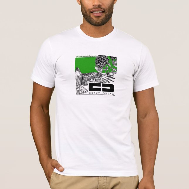 T-shirt Chemises "Plantes et animaux" (Devant)
