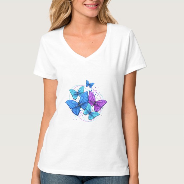 T-shirt chemises pour dames  (Devant)