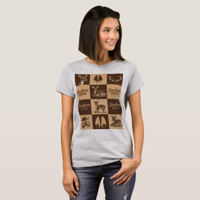 T-shirt chemises pour femmes (Devant entier)
