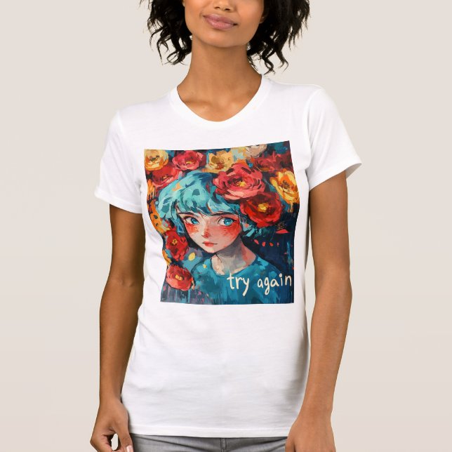 T-shirt Chemises pour le désespoir avec la vie (Devant)