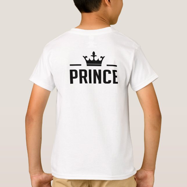 T-shirt Chemises Prince et Princesse (Dos)