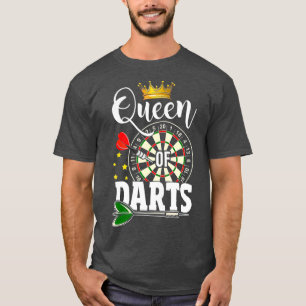 T-shirt Chemises Queen Of Darts Pour Femmes Jaillir