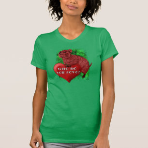 T-shirt Chemises Quokka Love