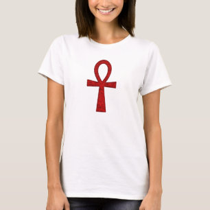T-shirt Chemises Red Ankh