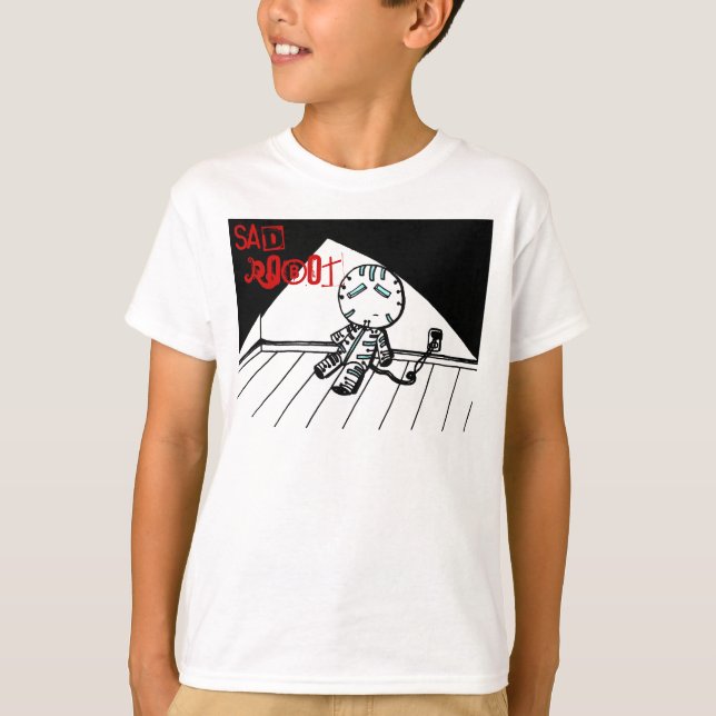 T-shirt Chemises robots tristes (Devant)