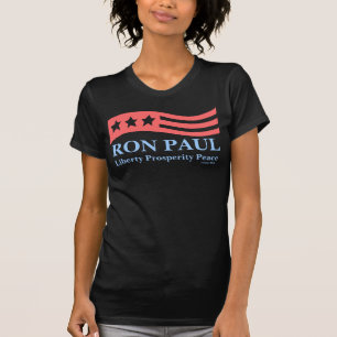 T-shirt Chemises Ron Paul Red White et Blue Americana