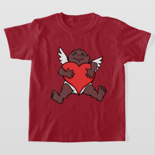 T-shirt Chemises Saint-Valentin pour enfants Chemises Afri