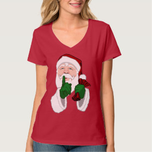 T-shirt Chemises Santa Clause Femmes Père Noël