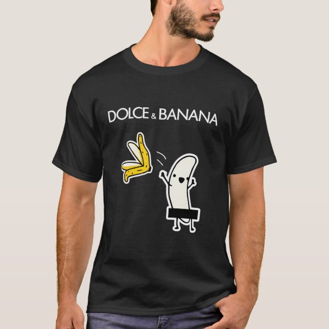 T-shirt Chemises T Banana Pour Hommes - Banane Dolce - Int (Devant)