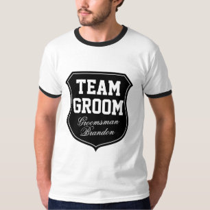 T-shirt Chemises Team Groom pour la fête de mariage