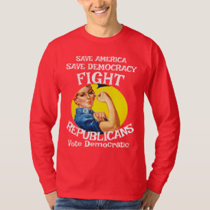 T-SHIRT CHEMISES TSA FEMME DOJ FV PARTI RÉPUBLICAIN DOD CO