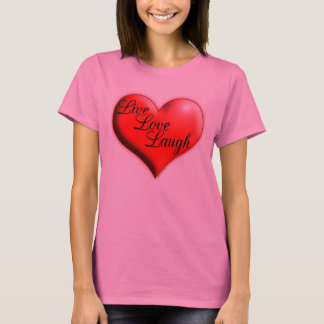 T-shirt Chemises vivantes de rire d'amour