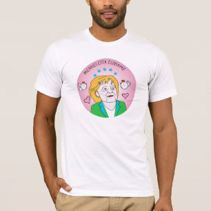 T-shirt Chemisette Angela Merkel Merkelcita Plis