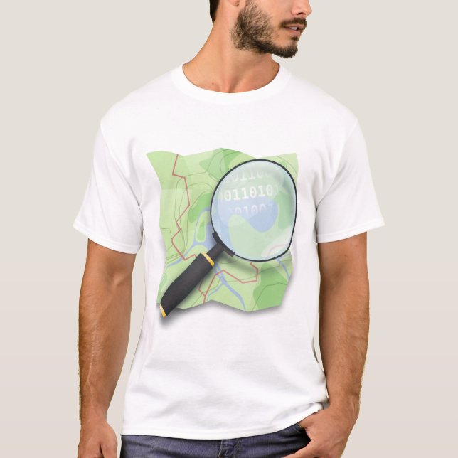T-shirt Chemisette d'OpenStreetMap (Devant)