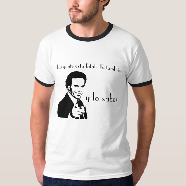 T-shirt Chemisette Julio Iglesias (Devant)