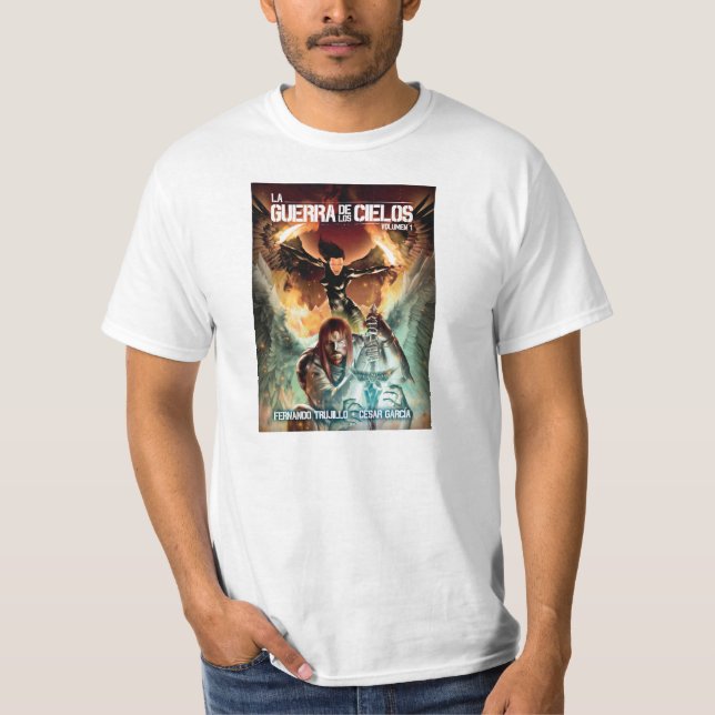 T-shirt Chemisette 'la guerre des Cielos' (Devant)