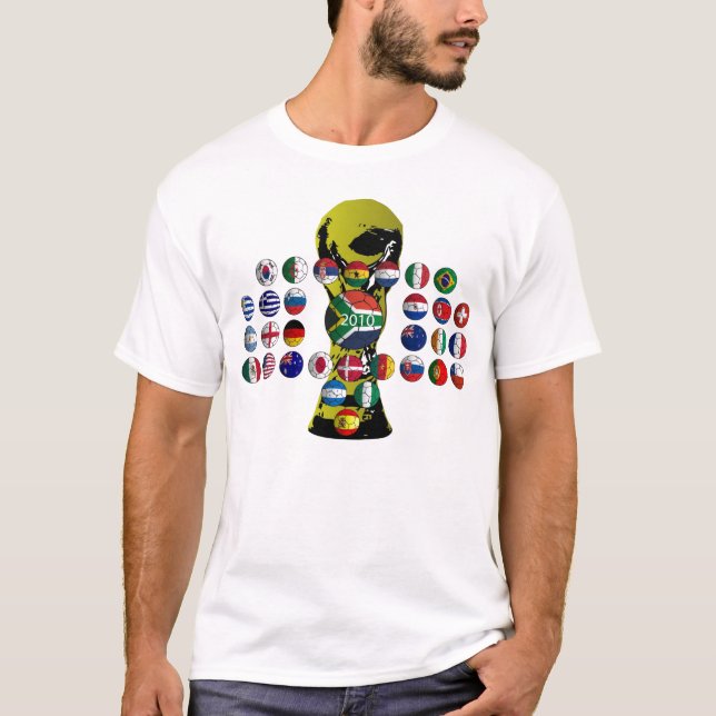 T-shirt chemisette mondiale 2010 (Devant)