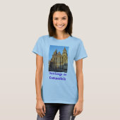 T-shirt Chemisette Santiago de Compostela (Devant entier)