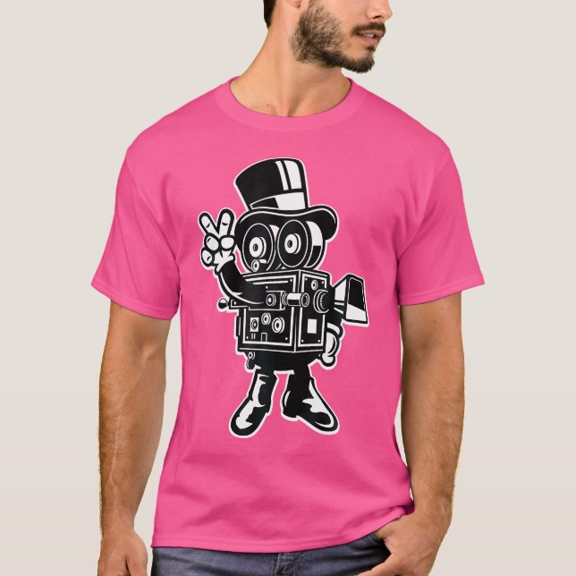 T-shirt Chemisier de caméra pour homme A (Devant)