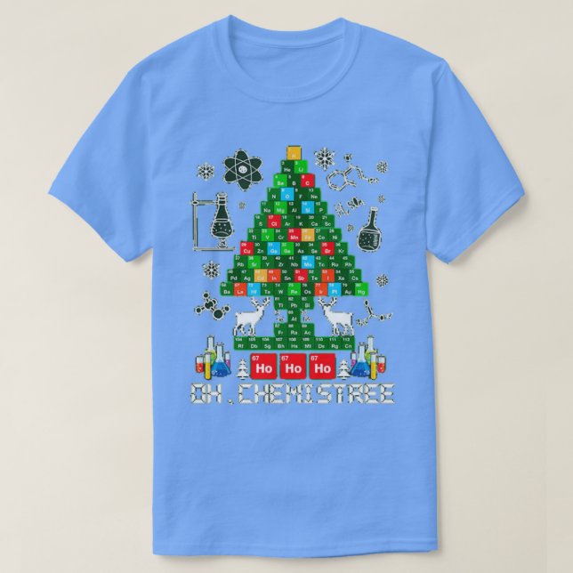 T-shirt Chemistree xmas (Design devant)
