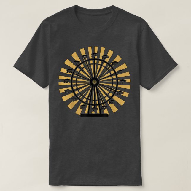 T-shirt Chemistry Ferrous Wheel Feris Wheel Periodic Table (Design devant)