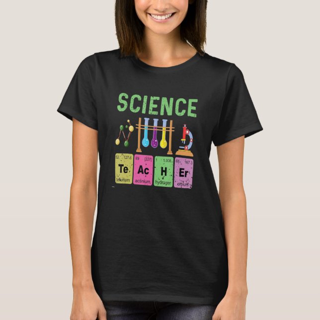 T-shirt Chemistry Lab Equipment For Science Teacher (Devant)