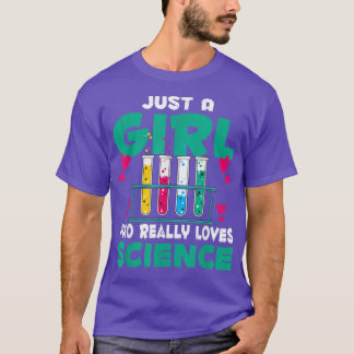T-shirt Chemistry Laboratory Scientist Girls Women Chemist