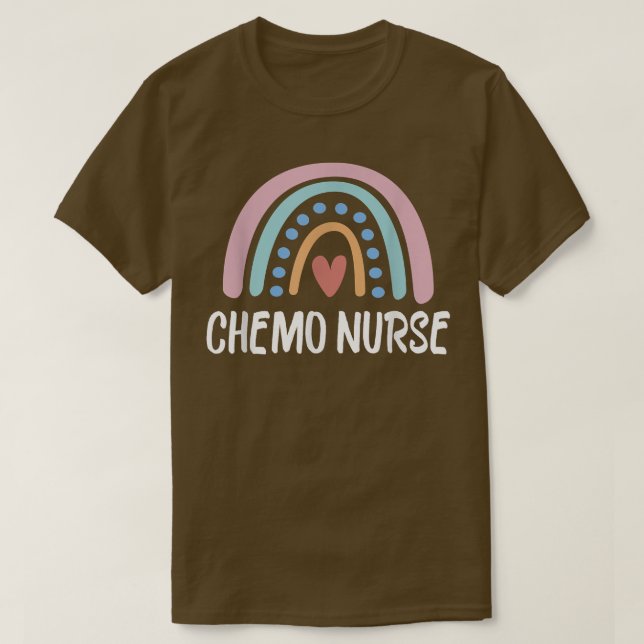 T-shirt Chemo Infusion Squad Leopard Rainbow Chemo Infusio (Design devant)