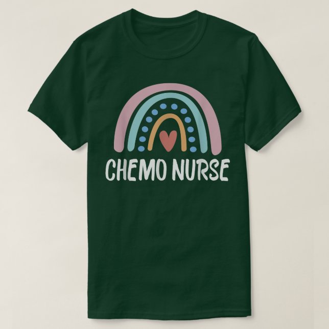 T-shirt Chemo Infusion Squad Leopard Rainbow Chemo Infusio (Design devant)