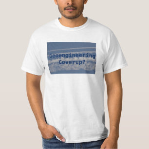 T-shirt Chemtrail Couverture T Chemise