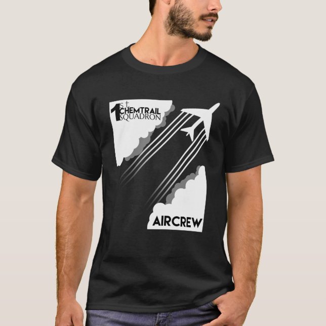 T-shirt Chemtrail Squadron Aircrew (Devant)