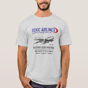 T-shirt Chemtrails Geo-Engineering de Toxic Airlin
