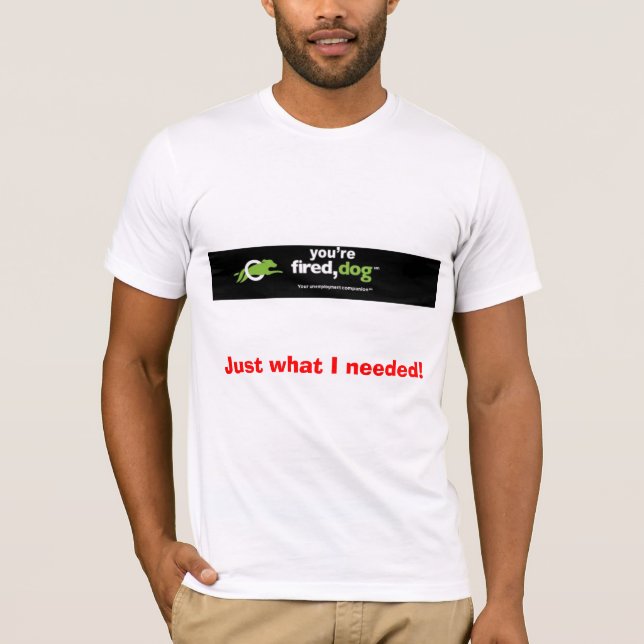 T-shirt chenets, au juste de ce que j'ai eu besoin ! (Devant)