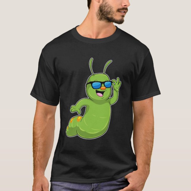 T-shirt Chenille avec lunettes de soleil (Devant)