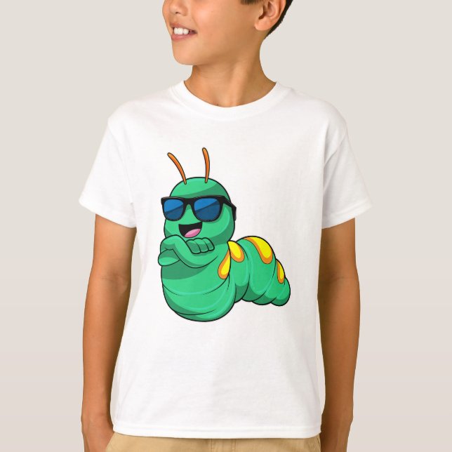 T-shirt Chenille avec lunettes de soleil (Devant)