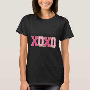 T-shirt Chenille Patch Sparkling Xoxo Valentines Jour Coeu