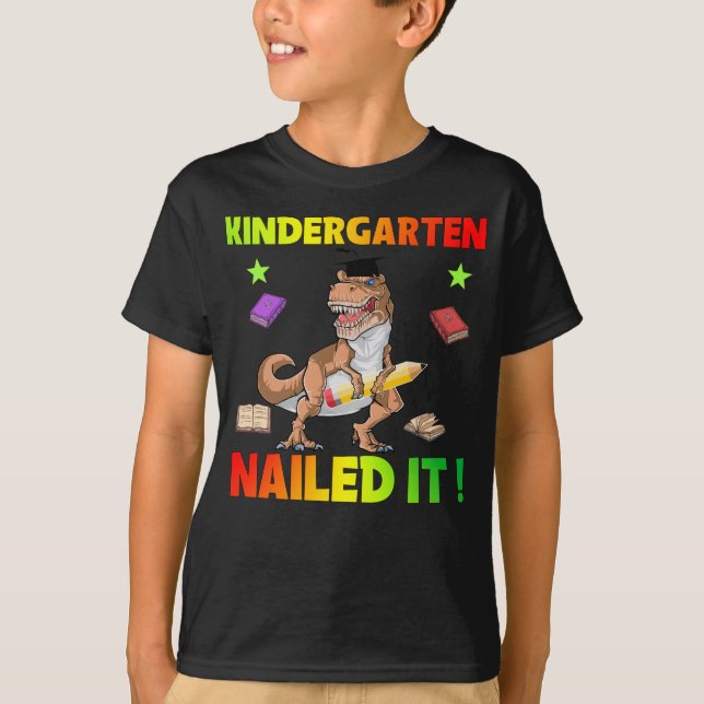 T-shirt Chèque de fin d'études DInosaur (Devant)