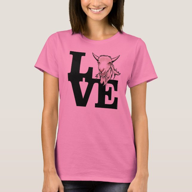 T-SHIRT CHÈQUE | L O V E (Devant)
