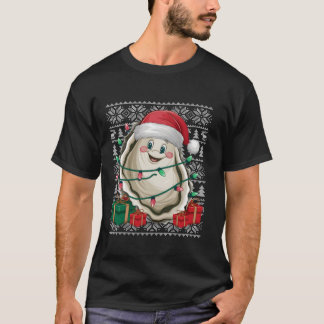 T-shirt Cher de Noël Style de sueur moche Santa Chapeau dr