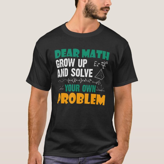 T-shirt Cher Math Augmenter Cool Sarcastique Mathématicien (Devant)