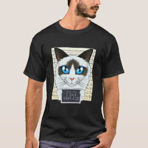 T-shirt Cher Papa, Je Peux Expliquer Que Je Ragdoll Chat P